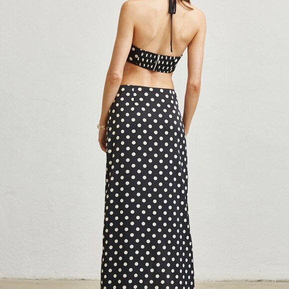 Black Polka Dot Matching Set - Picture 4 of 4